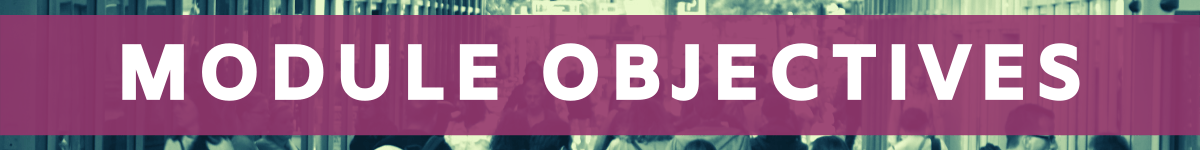 Module Objectives banner