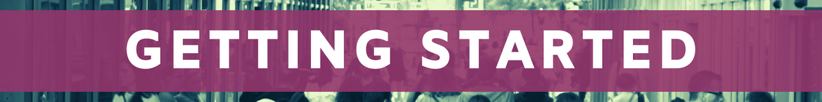 Getting started banner